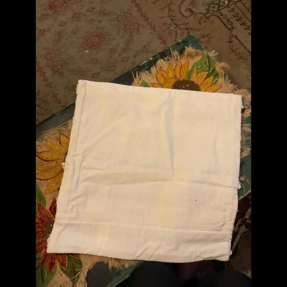 Set of Two Woven Pillow Covers with zippers